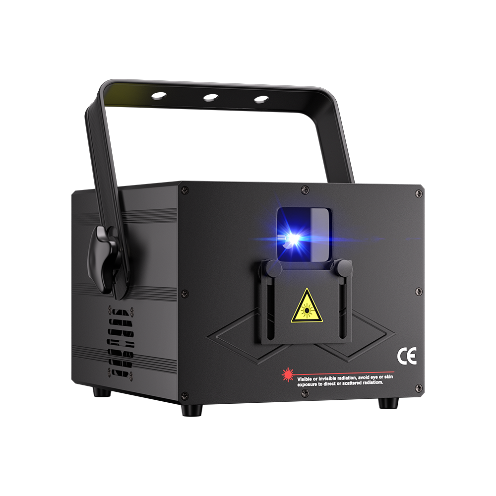 SHEHDS Couleurs 3D Effect 3W RGB Éclairage du scanner Laser Éclairage de Scène DJ Club