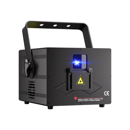 SHEHDS Couleurs 3D Effect 3W RGB Éclairage du scanner Laser Éclairage de Scène DJ Club