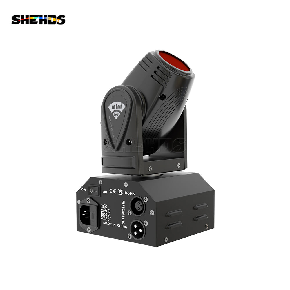 SHEHDS Lyres Mini LED Spot&Beam 10W Éclairage de Scène Éclairage de Performance DJ Théâtre