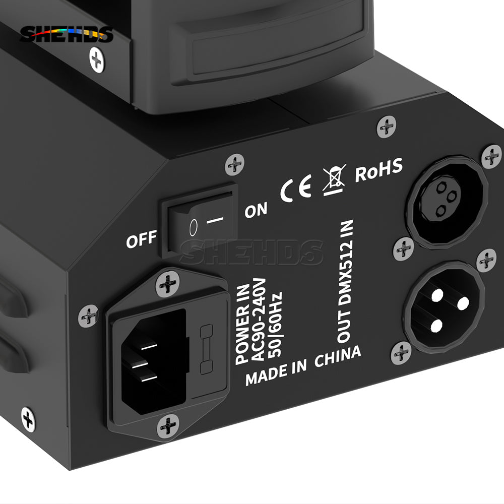 SHEHDS Lyres Mini LED Spot&Beam 10W Éclairage de Scène Éclairage de Performance DJ Théâtre
