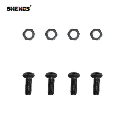 SHEHDS 2 pieces Portes de grange en fer pour éclairage LED COB PAR