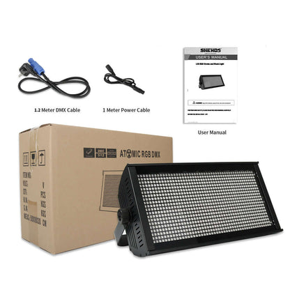 SHEHDS LED 200W RGB Éclairage stroboscopique de chapiteau  (8 segments) Éclairage de Scène Performance DJ Club Mariage