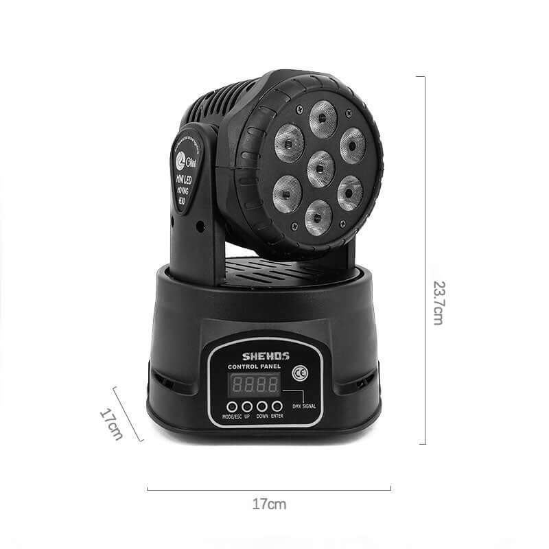 SHEHDS LED Lyres Wash 7x12W&7x18W Éclairage de Scène Éclairage de Performance DJ Club Concert