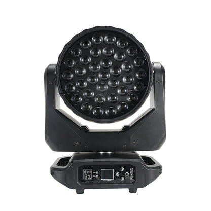 SHEHDS LED Lyres Beam&Wash&Zoom 37x15W RGBW Éclairage de Scène Performance DJ Mariage Concert Théâtre Club