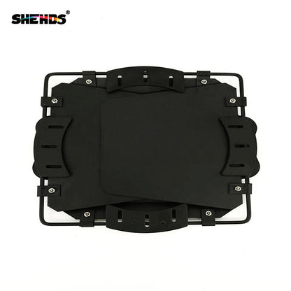 SHEHDS 2 pieces Portes de grange en fer pour éclairage LED COB PAR