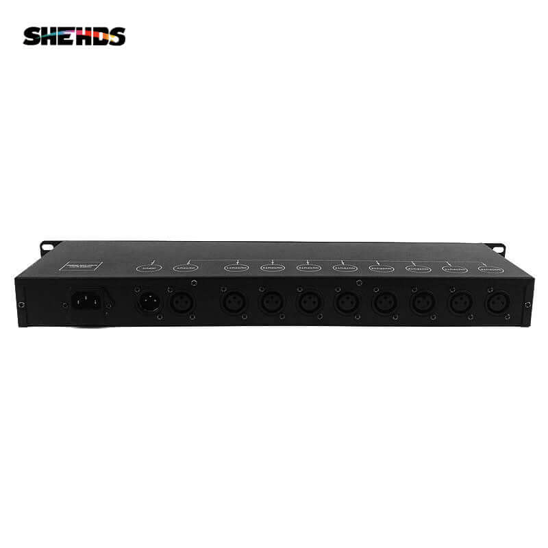 SHEHDS Contrôleur éclairage de scène répartiteur DMX512 amplificateur de signal lumineux