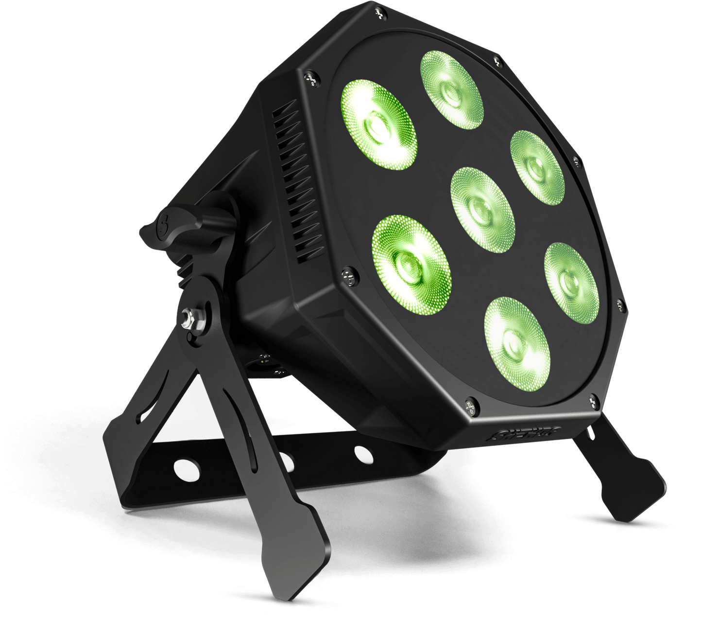GlamoPar LED Éclairage 7x12W RGBWA+UV Mélange de couleurs Éclairage de Scène Par