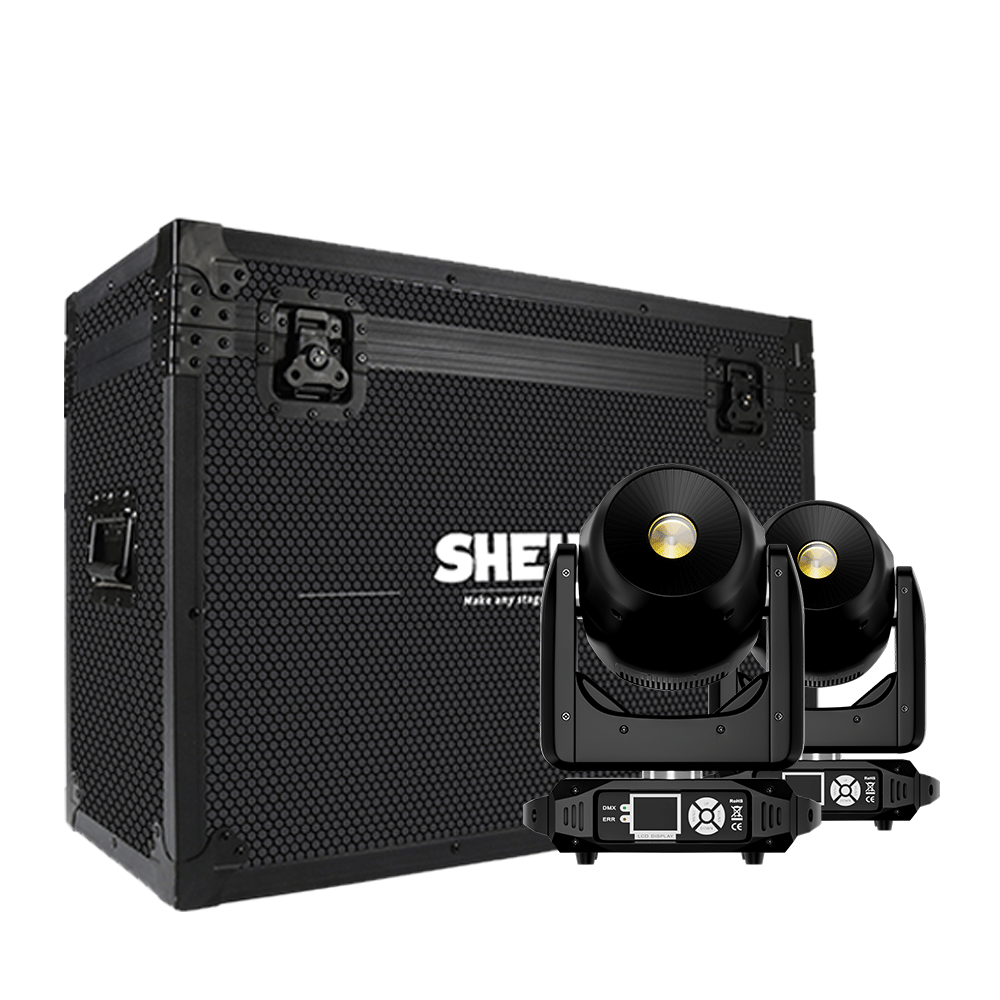 SHEHDS 8 Prismes LED Lyres 160W Gobo Éclairage de Scène Avec Écran LCD Éclairage de Performance Mariage DJ Club