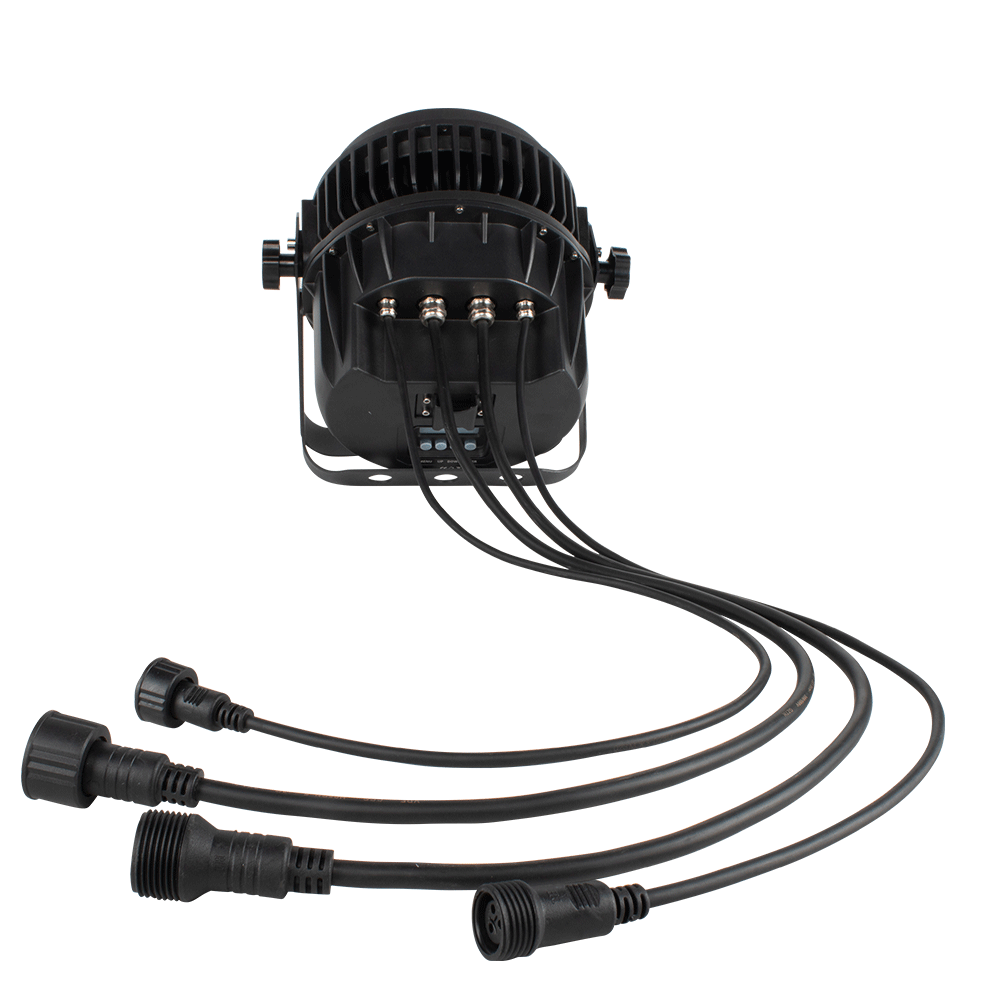 SHEHDS Projecteur LED Zoom Par étanche IP65 18x18 W 6in1 RGBWA + UV Éclairage de Scène pour extérieur Performance DJ Club