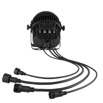 SHEHDS Projecteur LED Zoom Par étanche IP65 18x18 W 6in1 RGBWA + UV Éclairage de Scène pour extérieur Performance DJ Club