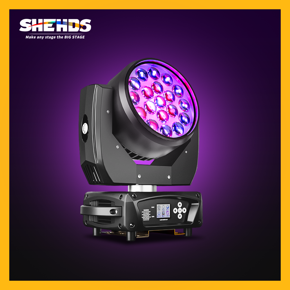 Éclairage Wash LED 19x15W RGBW