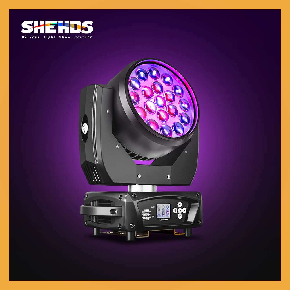 Éclairage Wash LED 19x15W RGBW