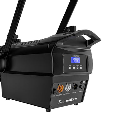 Projecteur à profil à foyer fixe LED LEKO 250W/350W - RGBWAUV/RGBLAC/RGBW/RGBL/Blanc chaud + Blanc froid | Grilles à lamelles manuelles à quatre feuilles