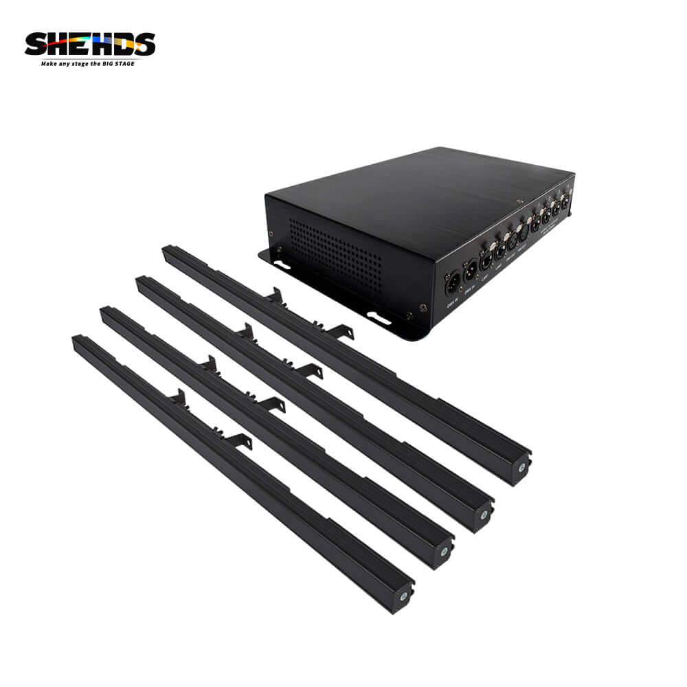 SHEHDS Éclairage LED Pixel 40x0.3W avec décodeur éclairage Pixel contrôleur DMX équipement de scène