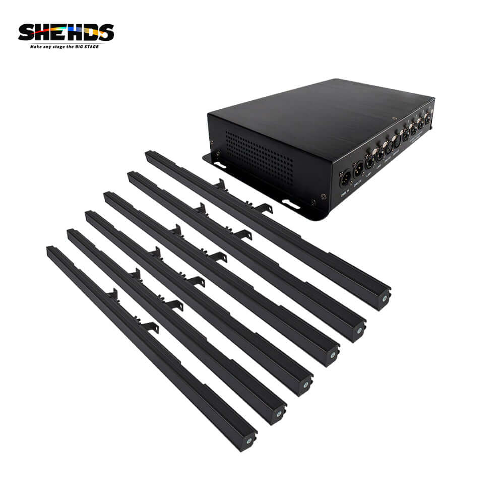 SHEHDS Éclairage LED Pixel 40x0.3W avec décodeur éclairage Pixel contrôleur DMX équipement de scène
