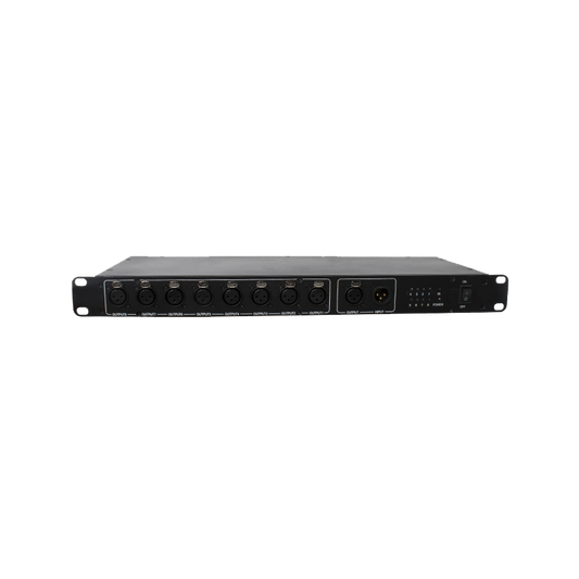 Distribution RDM 8 voies pour équipement éclairage de scène DMX 512