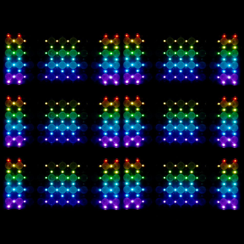 ShockCore Projecteur LED étanche 44x10W RGBW – Lentille givrée, zéro bruit, pour extérieur