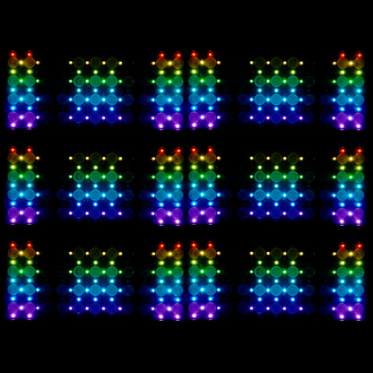 ShockCore Projecteur LED étanche 44x10W RGBW – Lentille givrée, zéro bruit, pour extérieur