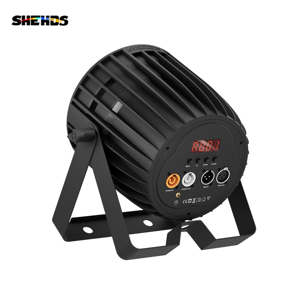 SHEHDS Nouvelle version en alliage aluminium LED 18x18W RGBWA+UV 6In1 Par Mélange de couleurs Éclairage de Scène