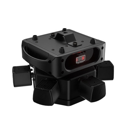 SHEHDS Projecteurs Asservis Beam LED 2/3/4/6 Bras 50W/80W/100W/120W RGBW avec Télécommande Sans Fil pour Éclairage de Scène, Soirées, Bars et DJs