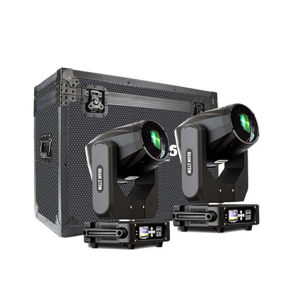 SHEHDS Lyres Beam 275W 10R Prismes doubles Éclairage de Scène Éclairage de Performance Club Mariage Théâtre