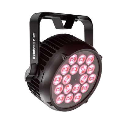 CoralPar Waterproof Alliage aluminium LED Éclairage de Scène 18x12W RGBWA+UV Par avec Fonction RDM