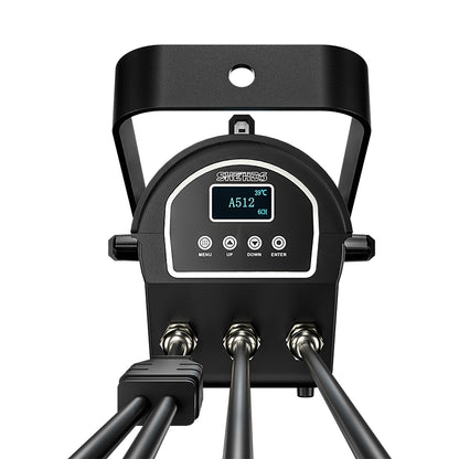 SHEHDS Projecteur de Découpe LED LEKO 100W à Zoom Optique Blanc Chaud & Blanc Froid