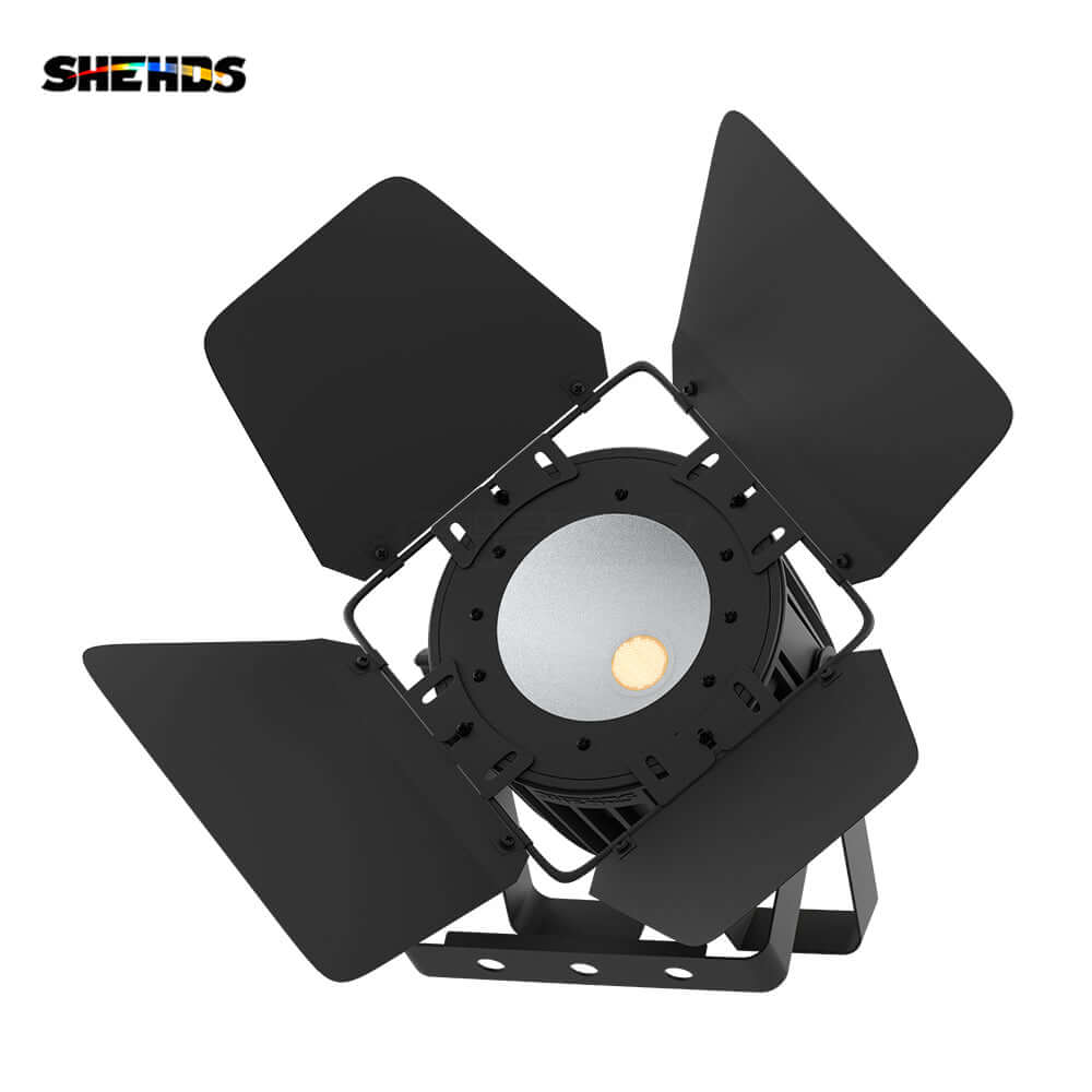 SHEHDS Nouvelle version en alliage aluminium LED 200W Blanc froid et chaud 2in1 COB Mélange de couleurs Éclairage de Scène Performance