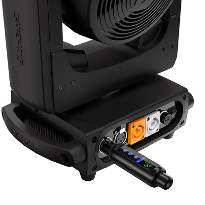 Émetteur et Récepteur DMX 512 Sans Fil 2,4G avec Récepteur sur Batterie et Écran Tactile OLED pour Éclairage de Scène