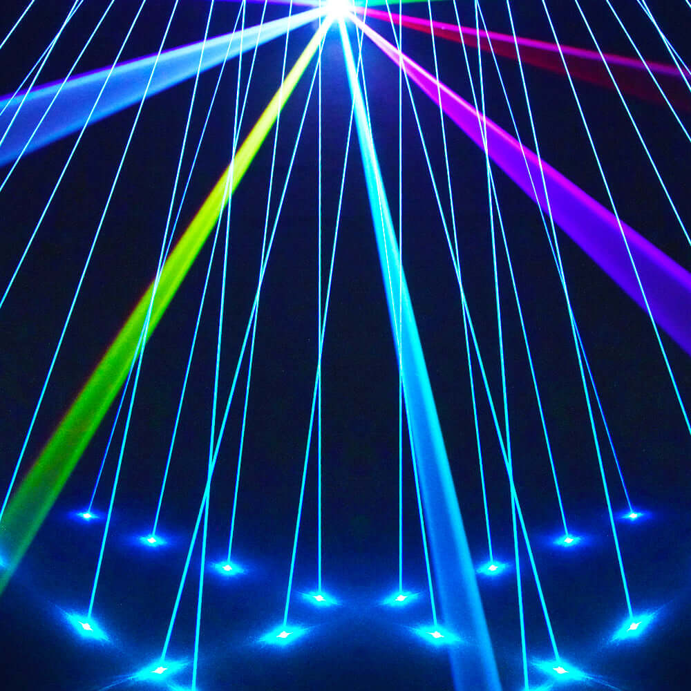 Constellaser Contrôle des application 12W RGB Animation Éclairage Laser  Éclairage de Performance Mariage DJ Club