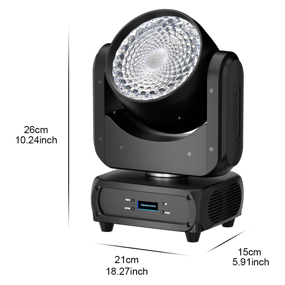 SHEHDS Nouvelle arrive Lyres LED Wash 120W RGBW Éclairage de Scène Éclairage de Performance Mariage Théâtre