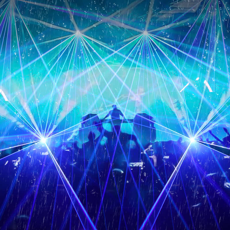Constellaser Contrôle des application 6W Éclairage de Scène Éclairage Laser RGB Scanner animation DMX512 DJ Mariage Concert
