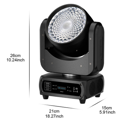 SHEHDS Nouvelle arrive Lyres LED Wash 120W RGBW Éclairage de Scène Éclairage de Performance Mariage Théâtre