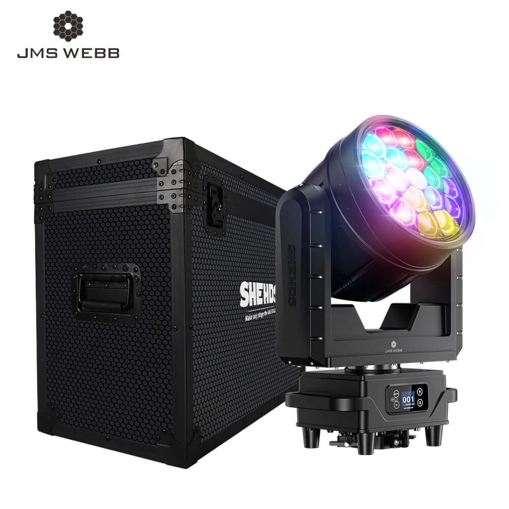 JMS WEBB Lyres 19x40W Waterproof LED Zoom&Beam&Wash RGBW Éclairage de Scène Éclairage de Performance Théâtre Concert