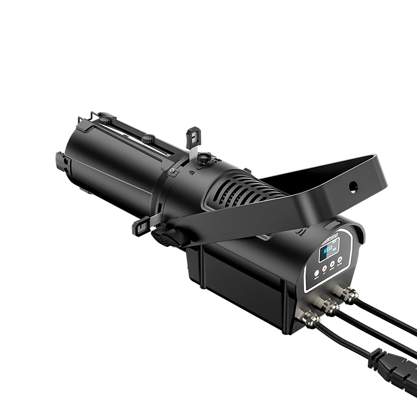 SHEHDS Projecteur de Découpe LED LEKO 100W à Zoom Optique Blanc Chaud & Blanc Froid