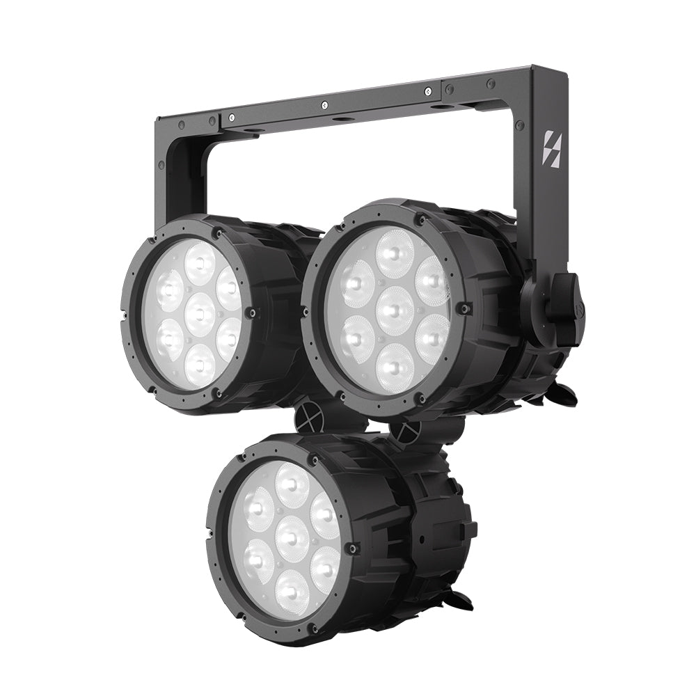 SHEHDS Projecteur PAR LED Étanche 7x18W RGBWA+UV / RGBLAC avec Contrôle par APP et Connexion en Série