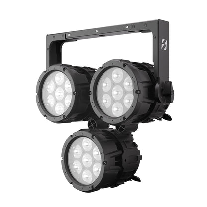 SHEHDS Projecteur PAR LED Étanche 7x18W RGBWA+UV / RGBLAC avec Contrôle par APP et Connexion en Série