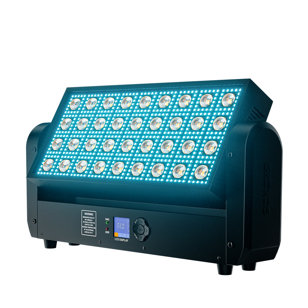 SHEHDS Lyre LED 200W à 36 LED Effets Stroboscopique, Beam et Wash RGB 5050 0,3W pour DJ et Scène