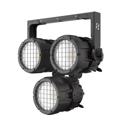 SHEHDS Projecteur PAR LED COB RGBLAC Étanche 150W Connectable avec Contrôle par APP