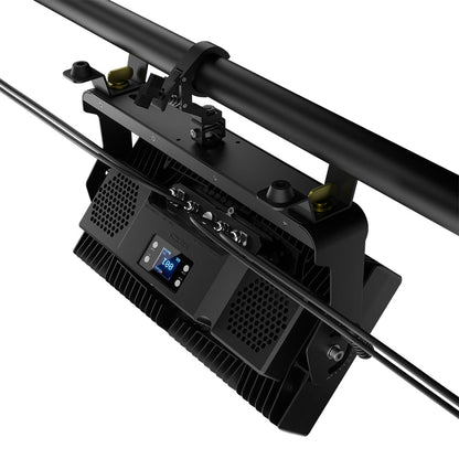 ShockCore Projecteur LED étanche 44x10W RGBW – Lentille givrée, zéro bruit, pour extérieur