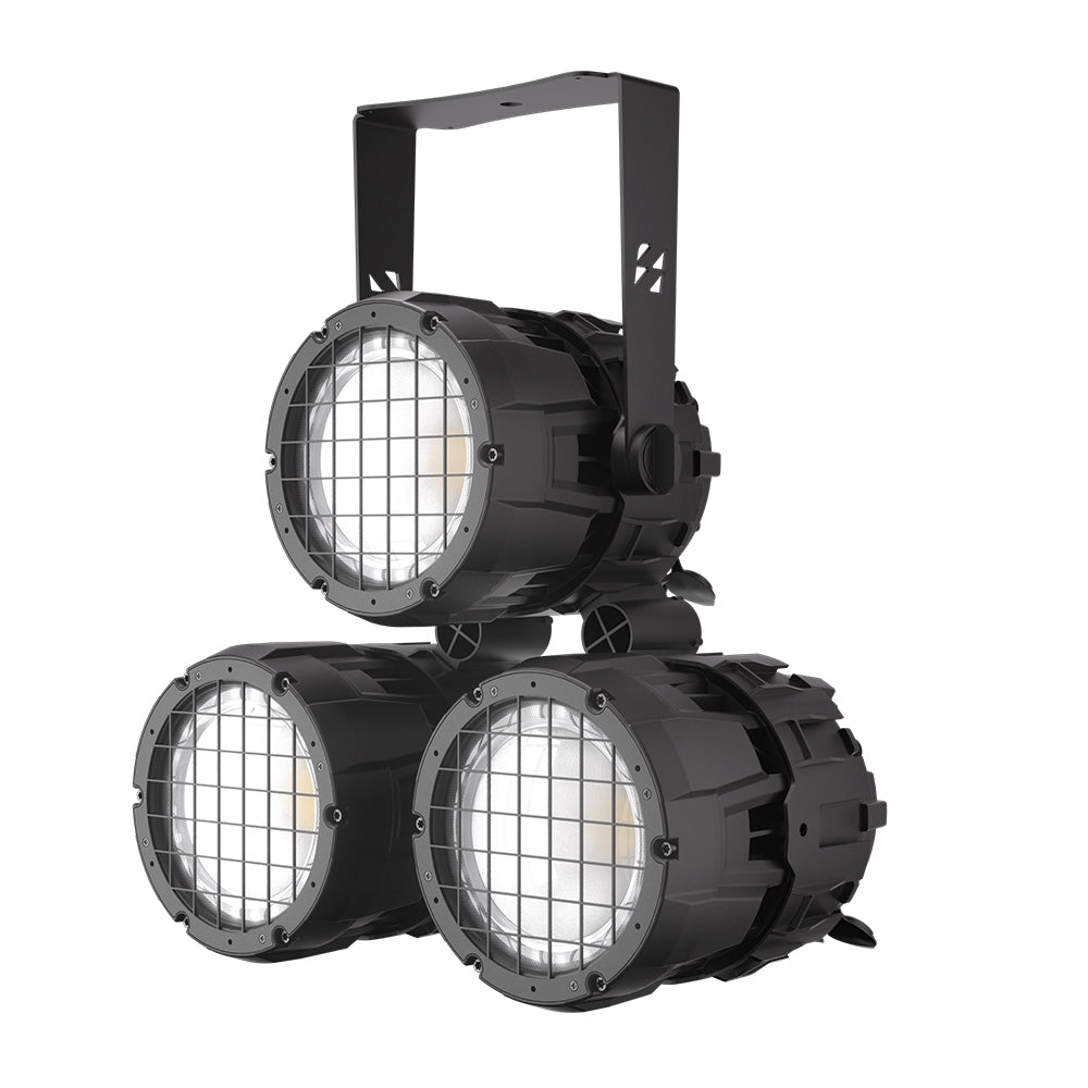 SHEHDS Projecteur PAR LED COB RGBLAC Étanche 150W Connectable avec Contrôle par APP