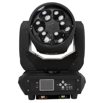 SHEHDS LED Lyres Beam&Zoom&Wash 6x40W RGBW 4in1 Bee Eye Éclairage de Scène Performance Théâtre