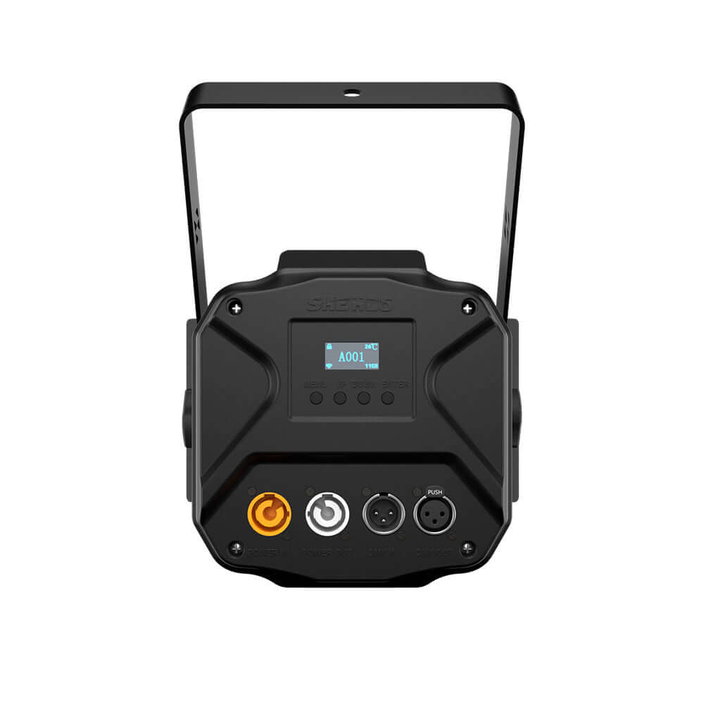 SHEHDS App Control 200W/300W COB Par Light with Barndoor Spot Zoom Stage Light – rear or alternate product view