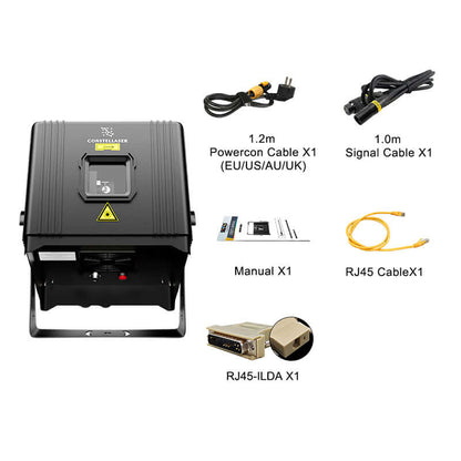 ConstelLaser Contrôle des application Wterproof 6W RGB Animation Éclairage Laser Rechargeable Éclairage de Performance