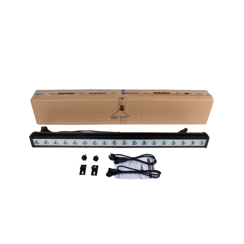 SHEHDS Étanchéité IP65 18x12W RGBW 4in1 LED Wall Wash Éclairage de Scène Éclairage de Performance DJ