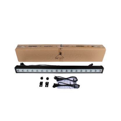 SHEHDS Étanchéité IP65 18x12W RGBW 4in1 LED Wall Wash Éclairage de Scène Éclairage de Performance DJ