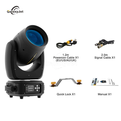 GalaxyJet LED Beam Lyres 180W Éclairage de Scène Éclairage de Scène Performance Concert Mariage