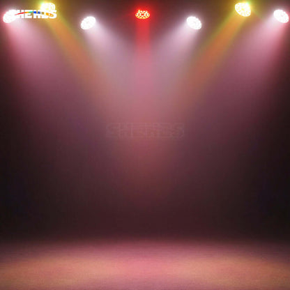 SHEHDS Nouvelle version en alliage aluminium LED Zoom&Wash 18x18W RGBWA UV 6in1 Par Éclairage de Scène DJ Club