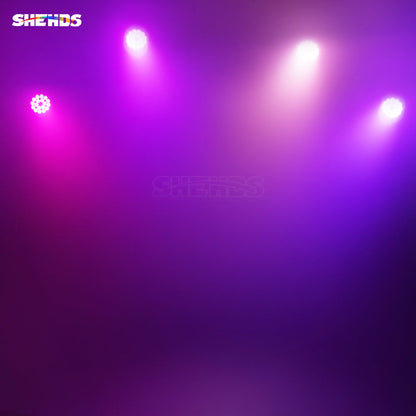 SHEHDS Nouvelle version en alliage aluminium LED 18x18W RGBWA+UV 6In1 Par Mélange de couleurs Éclairage de Scène
