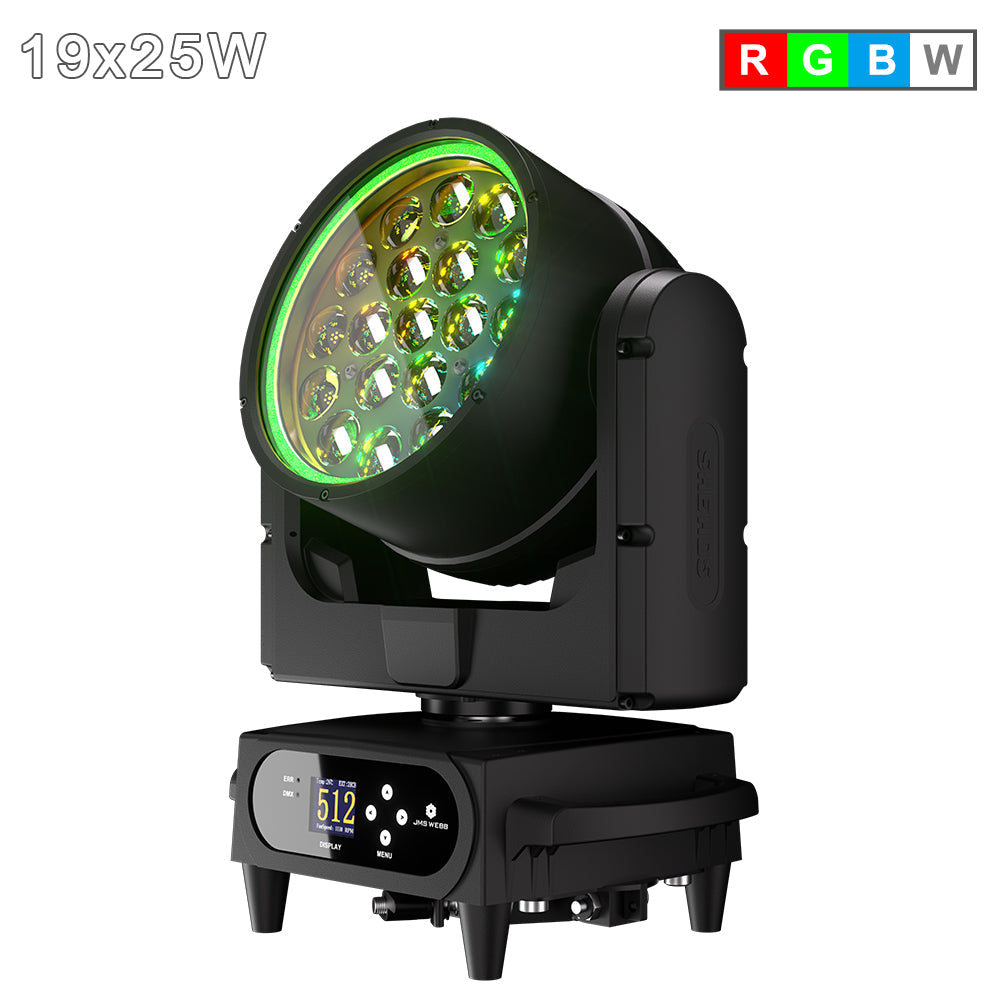 SHEHDS Lyre LED Pixel Zoom Wash IP66 de la série 19x avec contrôle via application